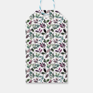 Floral Greenery Watercolor Pattern Occasion  Gift Tags