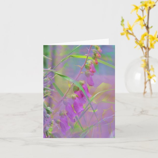 Floral Greeting Card (Yellow Flower)