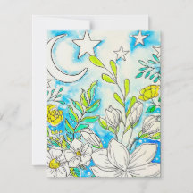Floral Greeting Card