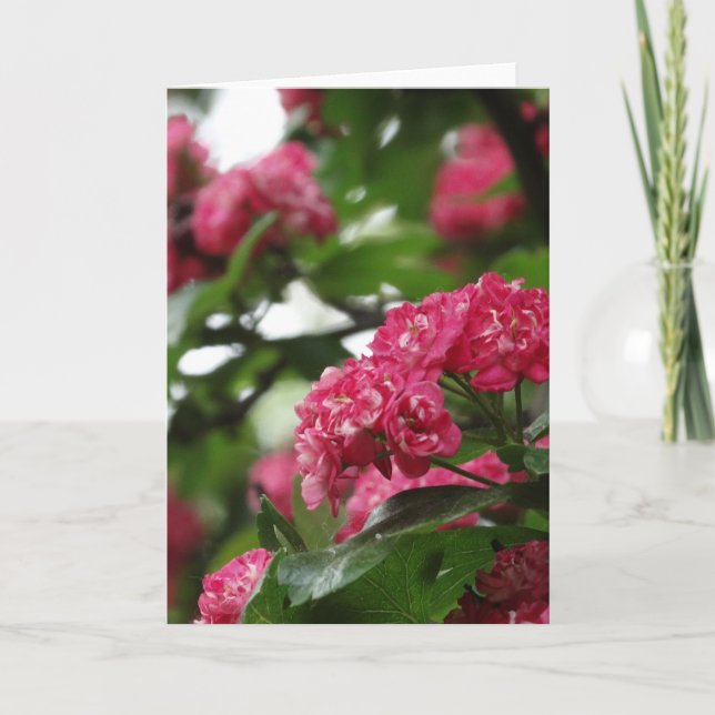 Floral Greeting Card, Standard Card (Front)