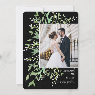 Floral Greeting Photo Card