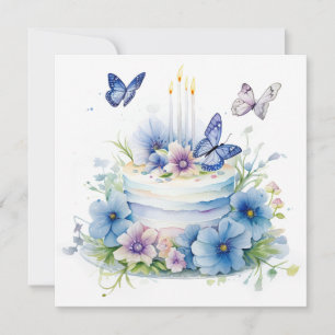 Floral Greetings: Enchanted Garden Birthday Card
