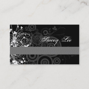Floral Grunge Business Card