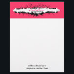 Floral Grunge Leaflet / Flyer<br><div class="desc">Leaflet or flyer with a floral grunge design.</div>