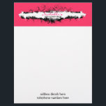 Floral Grunge Leaflet / Flyer<br><div class="desc">Leaflet or flyer with a floral grunge design.</div>