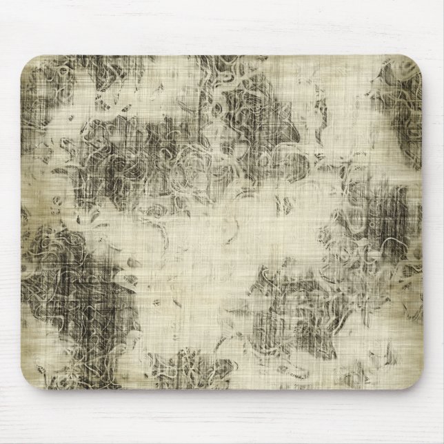 floral grunge mouse mat (Front)