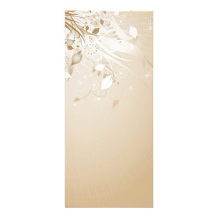 Floral Grunge Rack Card
