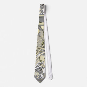 floral grunge tie