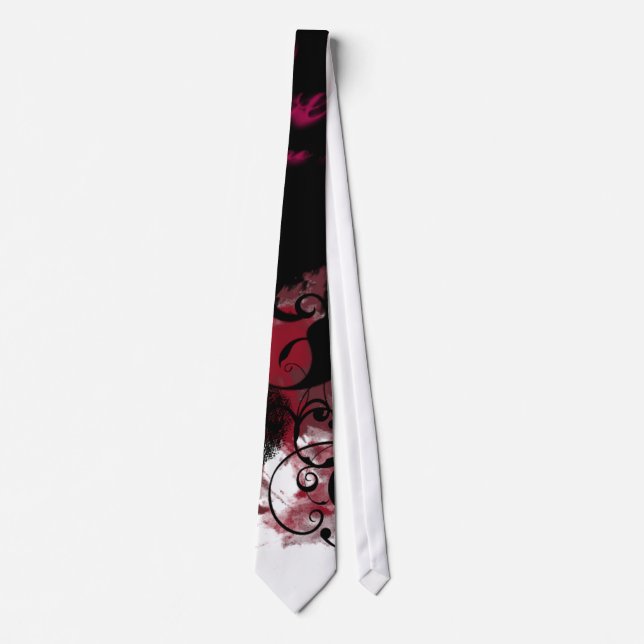 Floral Grunge Tie (Front)