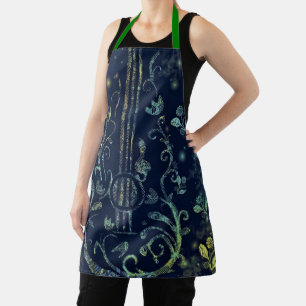 Floral Guitar Apron
