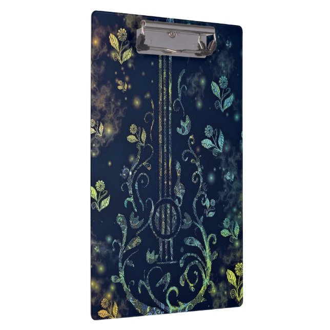 Floral Guitar Clipboard (Right)