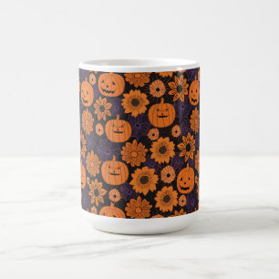 Floral Halloween Coffee Mug