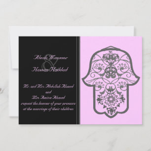 Floral Hamsa (Original) (Wedding) Invitation