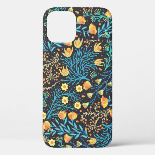 Floral Hand Drawn: Creative Seamless iPhone 12 Case