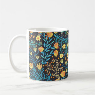 Floral Hand Drawn: Creative Seamless Coffee Mug