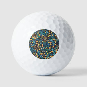 Floral Hand Drawn: Creative Seamless Golf Balls