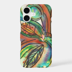 Floral-Hand Painted Abstract Watercolor Art