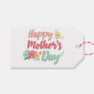 Floral. Happy Mother's Day. Gift Tags