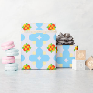 Floral Harmony – Hibiscus Inspired  Wrapping Paper