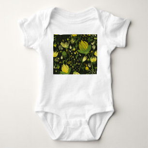 Floral Harmony in Lovely Bouquet. Baby Bodysuit