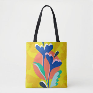 Floral Harmony Tote Bag