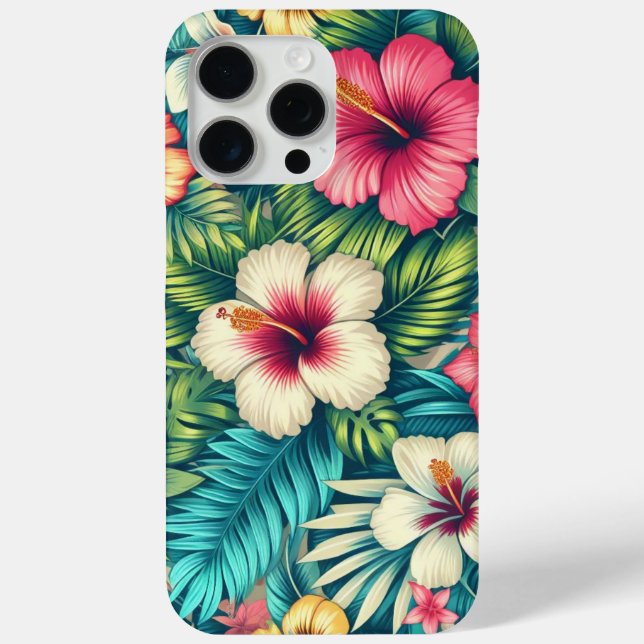 Floral Hawaiian/tropical Case-Mate iPhone Case (Back)