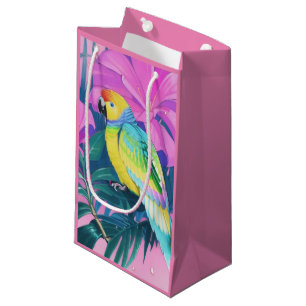 Floral/Hawaiian/Tropical/parrot Small Gift Bag
