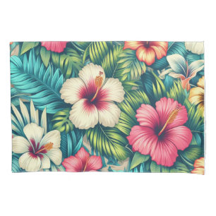 Floral Hawaiian/tropical Pillowcase