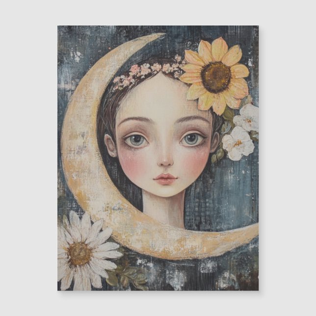 Floral Headdress & Crescent Moon 4 (Front)