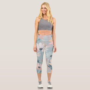 Floral Healing Capri Leggings