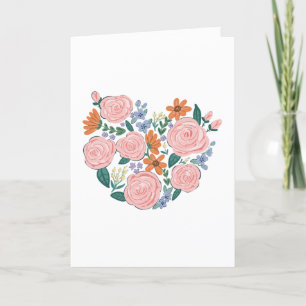 Floral Heart Card