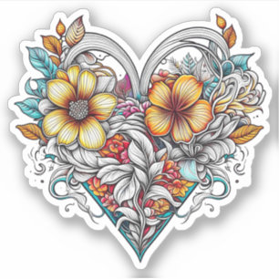 Floral Heart Romantic