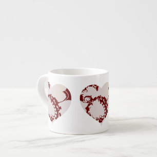 Floral Hearts Espresso Cup