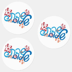 Floral Hebrew Shabbat Shalom