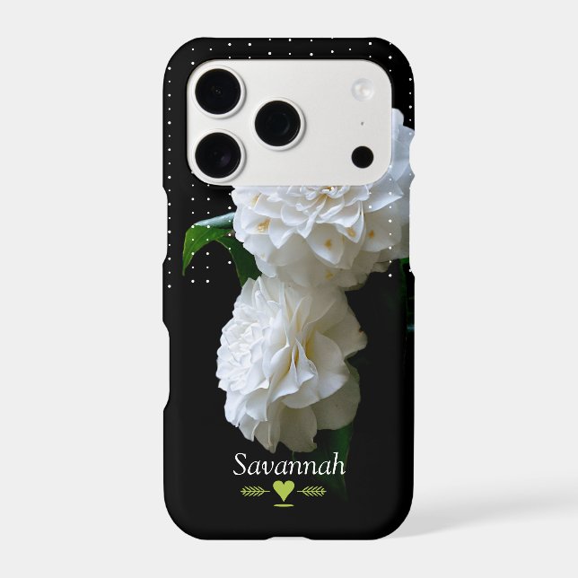 Floral Heirloom Roses Black (Back)