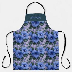 Floral Hibiscus Flower Apron