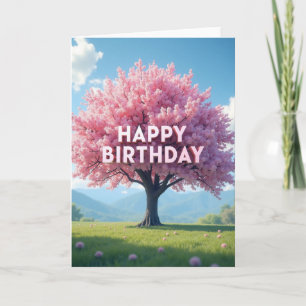 Floral Hills Birthday Card