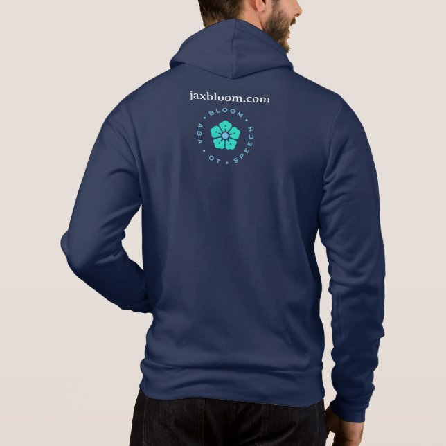 Floral hoodie (Back)