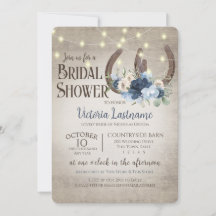 Floral Horseshoes and Lights Rustic Barn Wood