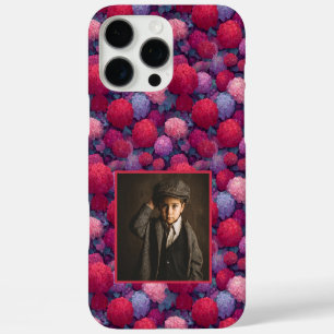 Floral hydrangea Custom Photo Iphone Case For Her