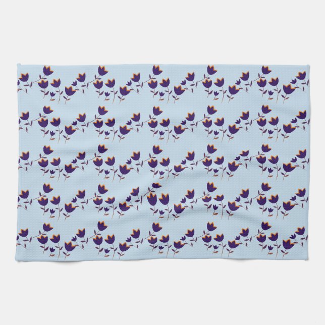 Floral ideas / Flower-themed Tea Towel (Horizontal)