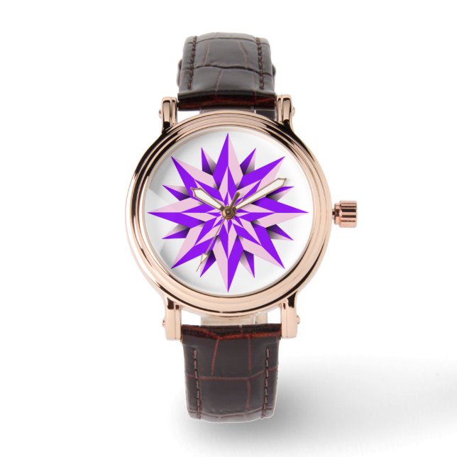  Floral Illusion Watch (Front)