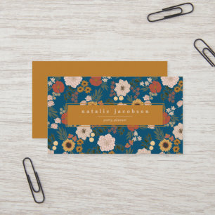 Floral Illustrated Business Card