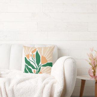 Floral Illustration Artwork Cushion