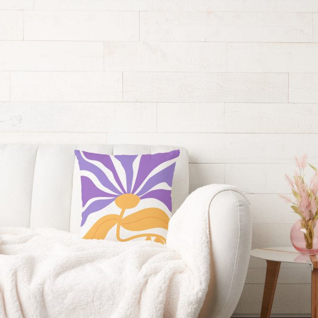 Floral Illustration Artwork Cushion (Couch)