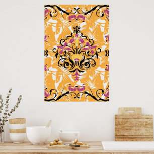 Floral Illustration, Hollow Life Poster