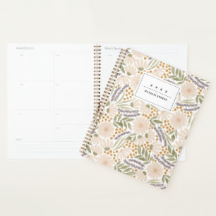 Floral Illustration Personalised Planner
