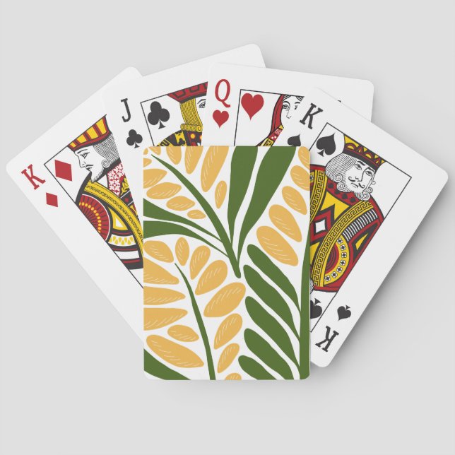 Floral Illustration Playing Cards (Back)