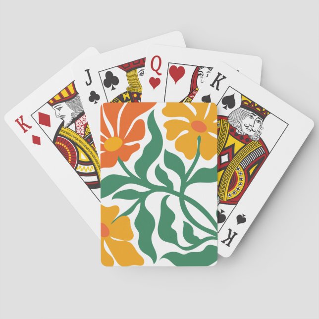 Floral Illustration Playing Cards (Back)