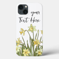 Floral image of yellow daffodils on